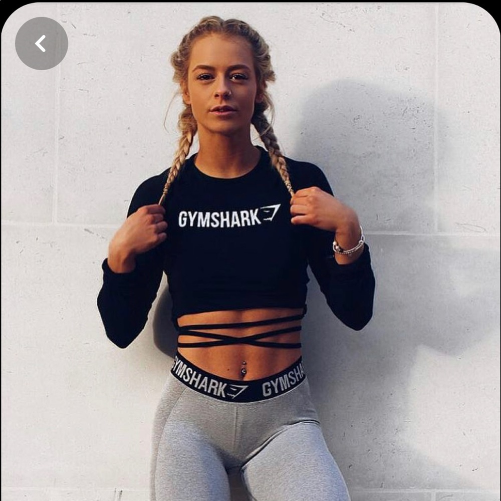 Gymshark long sleeve crop top